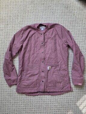 Carhartt Women's Quilted Snap-Front Jacket in Dusty Rose